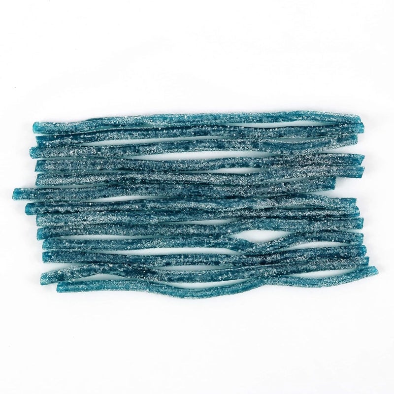 Sour Punch Straws Blue Raspberry Flavor - Soft & Chewy Candy, 4.5oz Tray (24 Pack) - Image 3